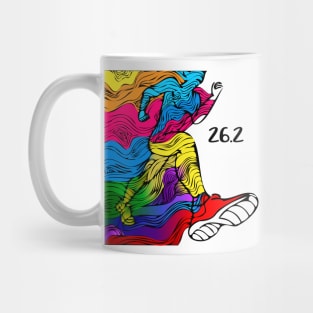 Run the distance 26.2 Mug